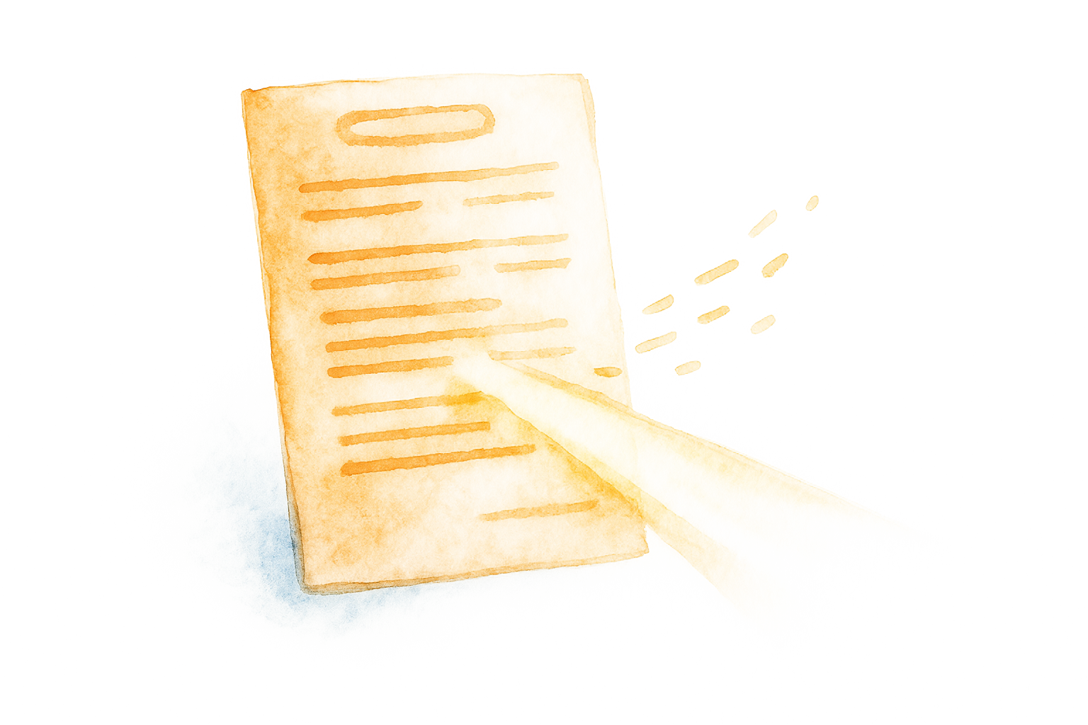 AI OCR reading a paper requisition into a structured order